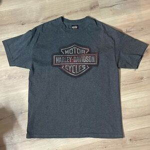 Harley-Davidson‎ Barbadoes West Indies 2015 T-Shirt. Gray. XL. GUC!